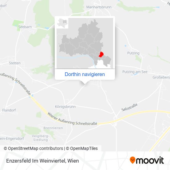 Enzersfeld Im Weinviertel Karte