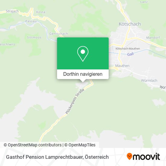 Gasthof Pension Lamprechtbauer Karte