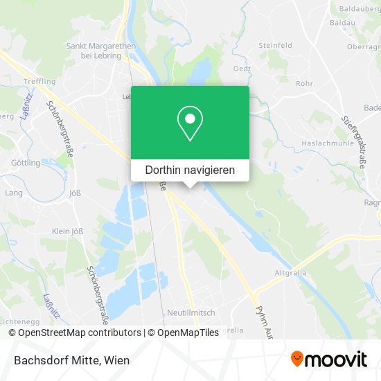 Bachsdorf Mitte Karte