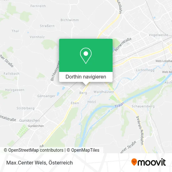 Max.Center Wels Karte