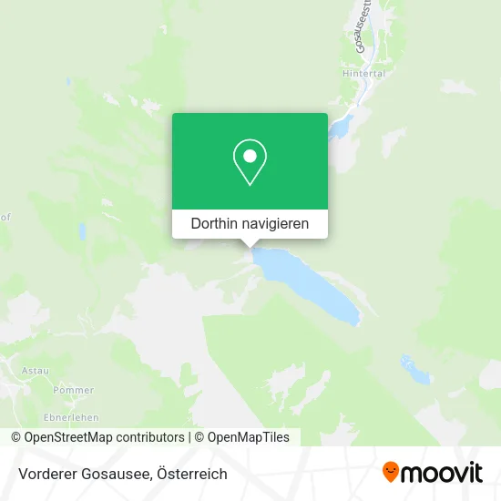 Vorderer Gosausee Karte