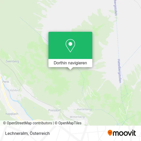 Lechneralm Karte