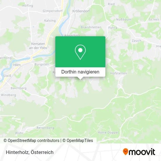 Hinterholz Karte
