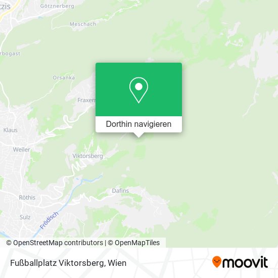 Fußballplatz Viktorsberg Karte