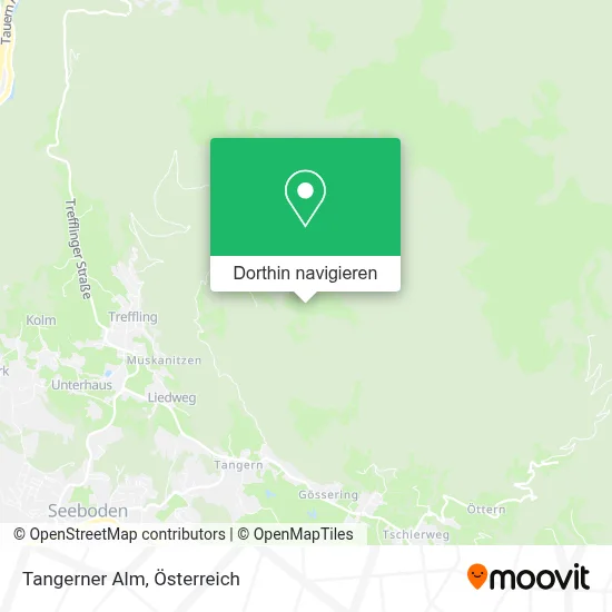 Tangerner Alm Karte