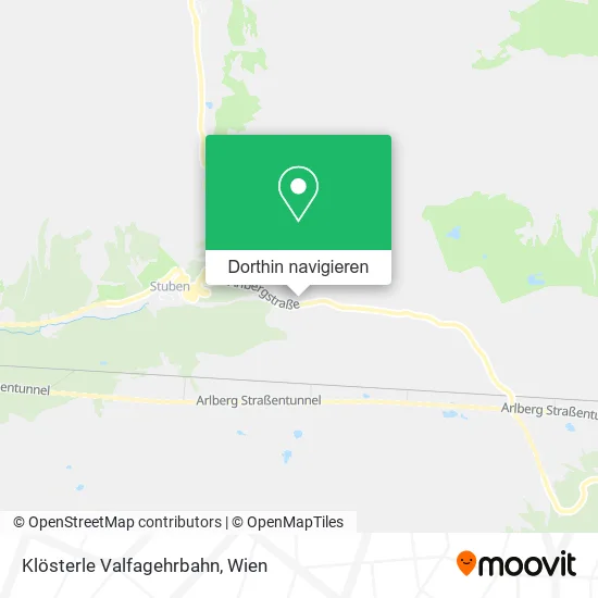 Klösterle Valfagehrbahn Karte