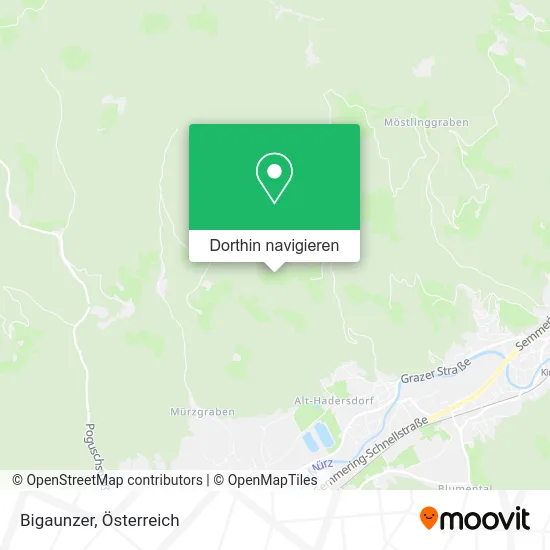 Bigaunzer Karte