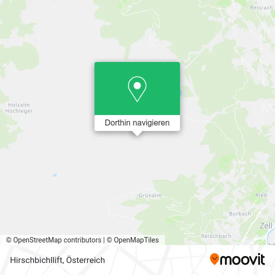 Hirschbichllift Karte