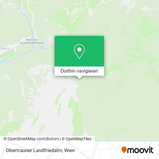 Obertrauner Landfriedalm Karte