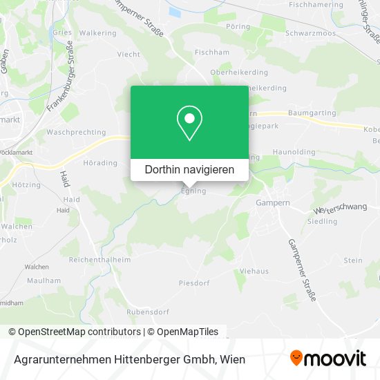 Agrarunternehmen Hittenberger Gmbh Karte