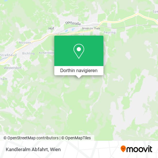 Kandleralm Abfahrt Karte