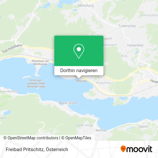 Freibad Pritschitz Karte