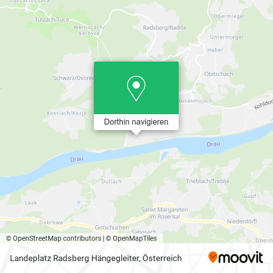 Landeplatz Radsberg Hängegleiter Karte