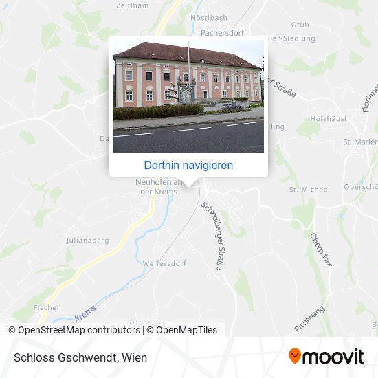 Schloss Gschwendt Karte