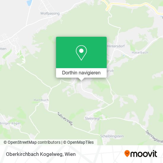 Oberkirchbach Kogelweg Karte