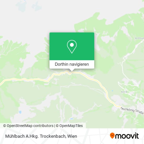 Mühlbach A.Hkg. Trockenbach Karte