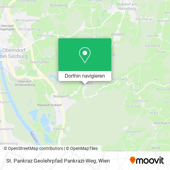 St. Pankraz Geolehrpfad Pankrazi-Weg Karte