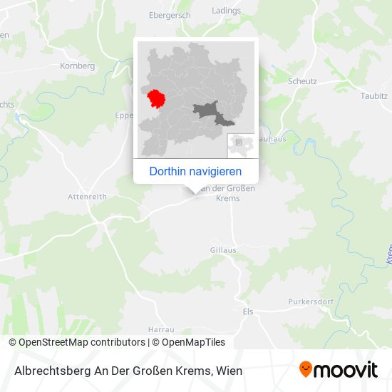 Albrechtsberg An Der Großen Krems Karte