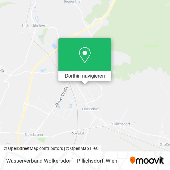 Wasserverband Wolkersdorf - Pillichsdorf Karte