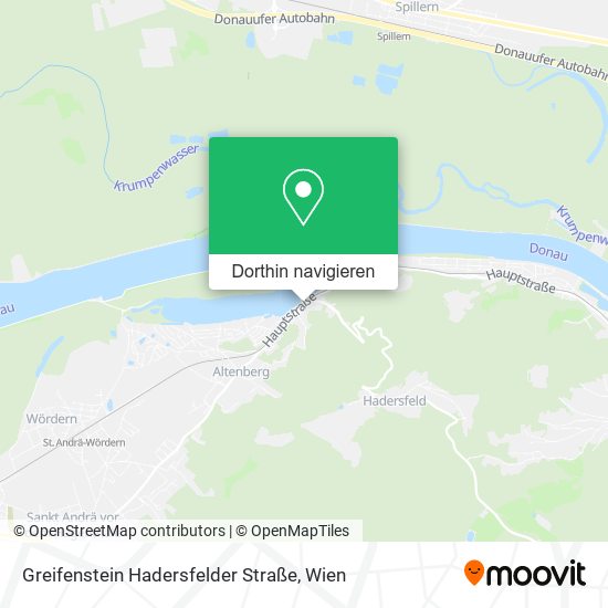 Greifenstein Hadersfelder Straße Karte