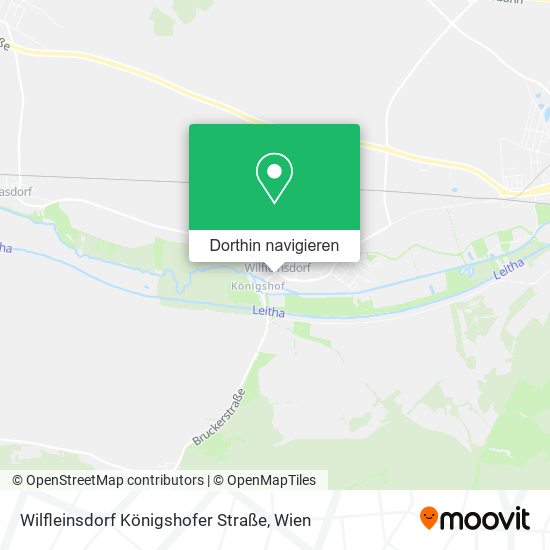 Wilfleinsdorf Königshofer Straße Karte