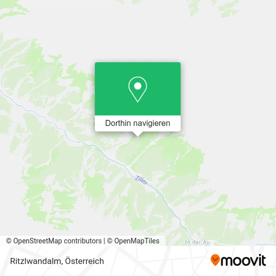 Ritzlwandalm Karte