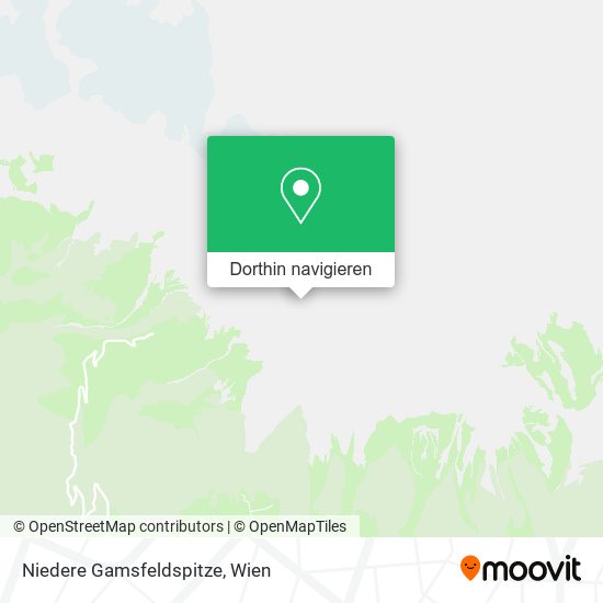 Niedere Gamsfeldspitze Karte