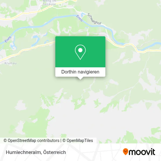 Humlechneralm Karte