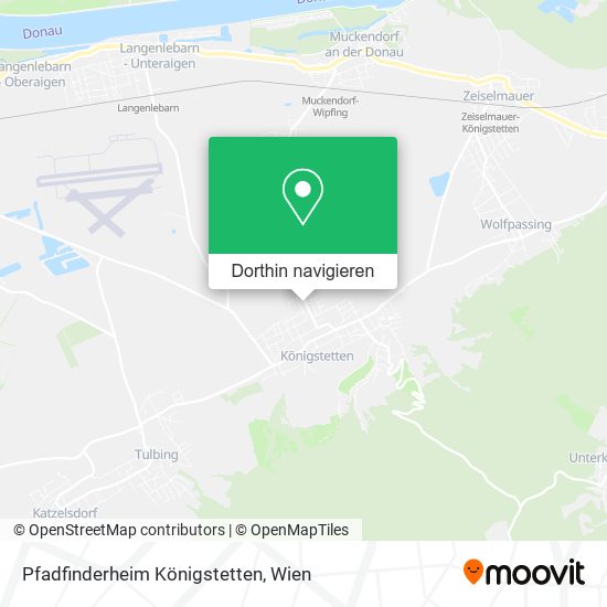 Pfadfinderheim Königstetten Karte