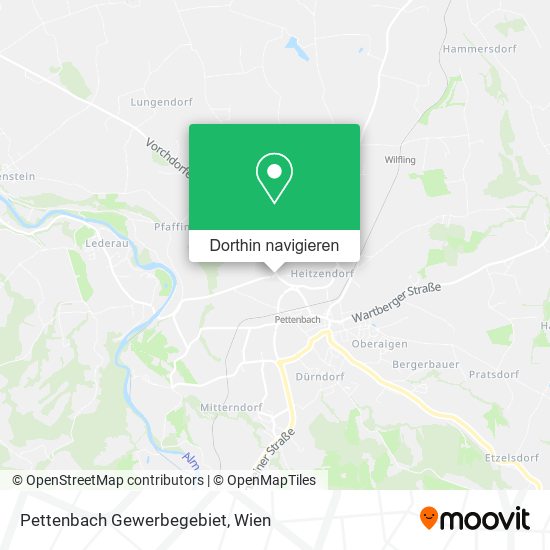 Pettenbach Gewerbegebiet Karte