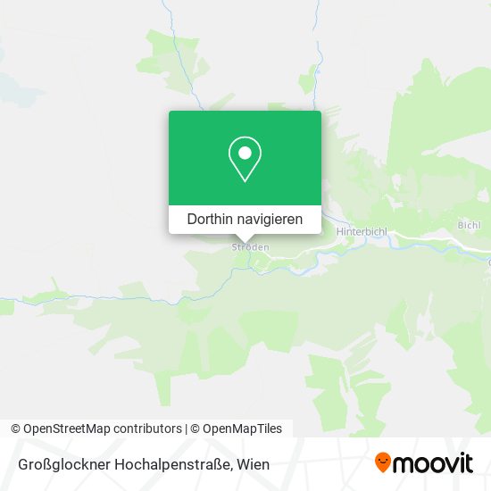 Großglockner Hochalpenstraße Karte