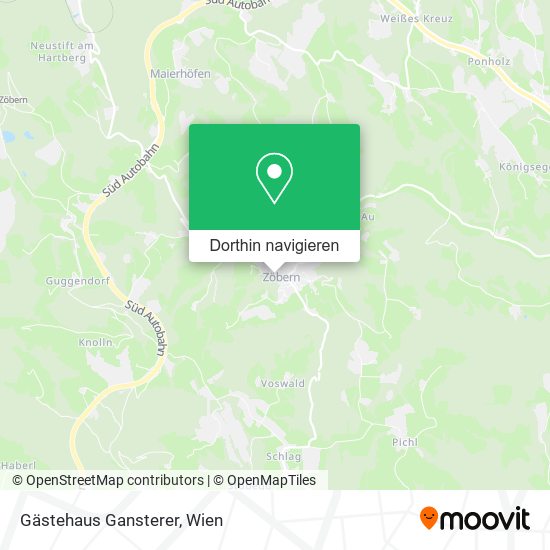 Gästehaus Gansterer Karte