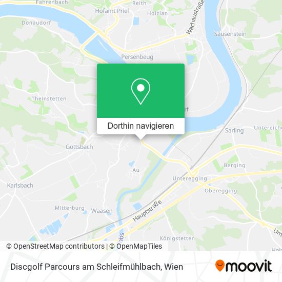 Discgolf Parcours am Schleifmühlbach Karte