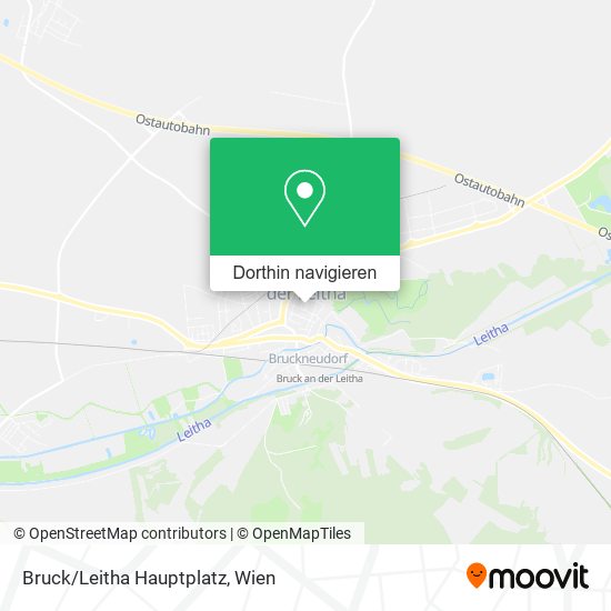 Bruck/Leitha Hauptplatz Karte