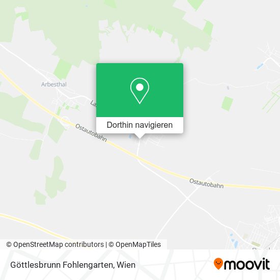 Göttlesbrunn Fohlengarten Karte