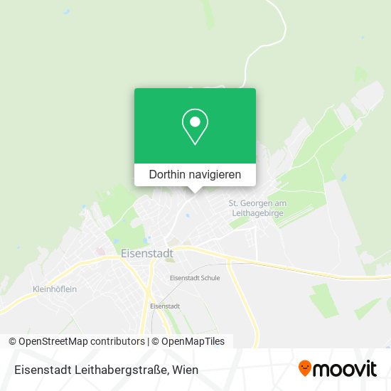 Eisenstadt Leithabergstraße Karte