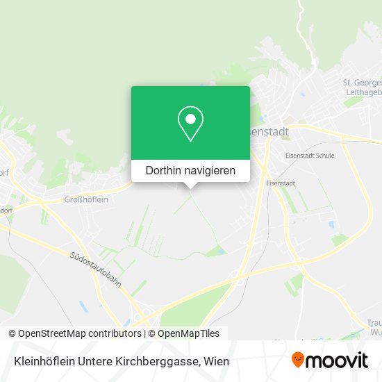 Kleinhöflein Untere Kirchberggasse Karte