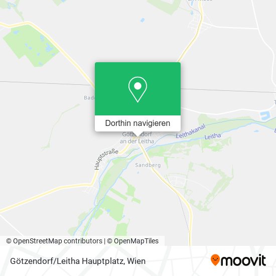 Götzendorf/Leitha Hauptplatz Karte