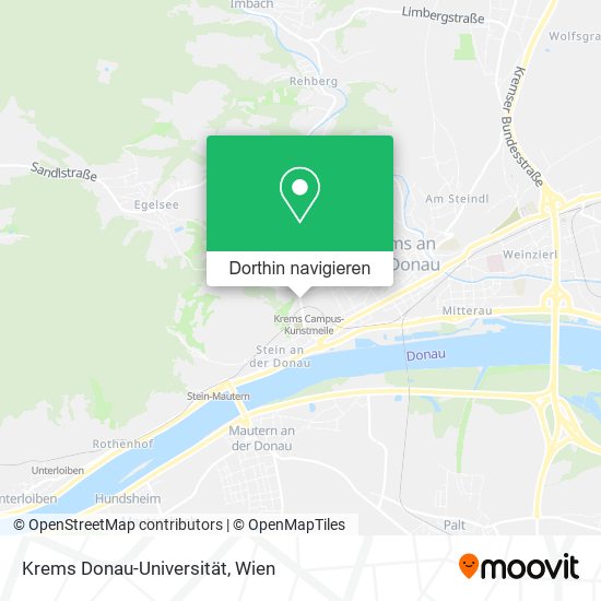 Krems Donau-Universität Karte