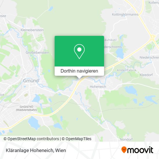 Kläranlage Hoheneich Karte