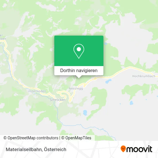 Materialseilbahn Karte