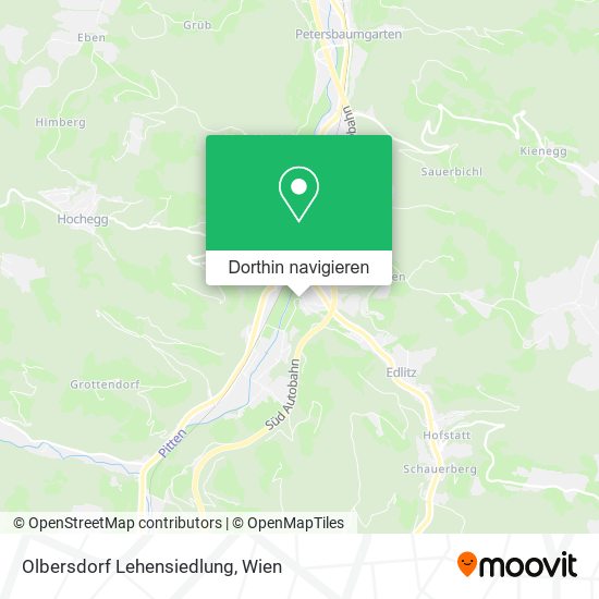 Olbersdorf Lehensiedlung Karte