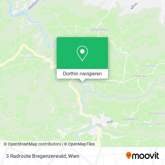 3 Radroute Bregenzerwald Karte