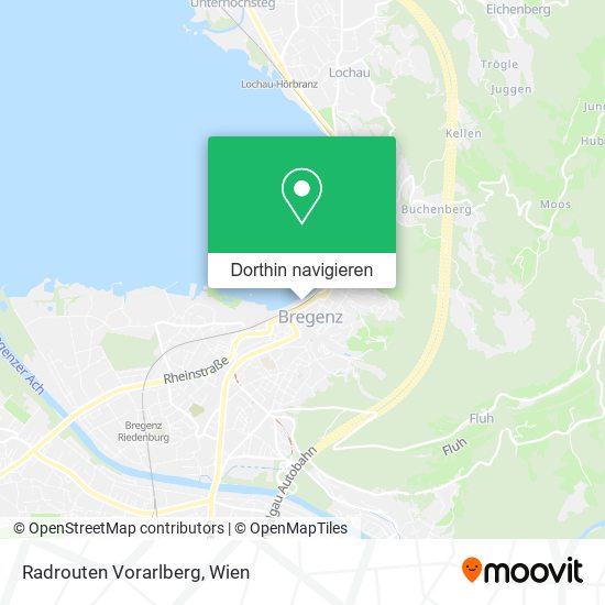 Radrouten Vorarlberg Karte