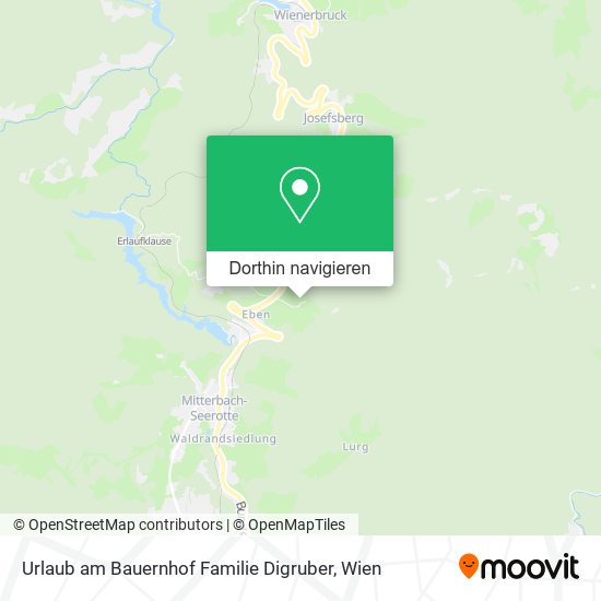 Urlaub am Bauernhof Familie Digruber Karte