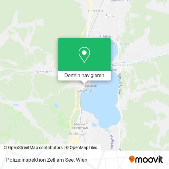 Polizeiinspektion Zell am See Karte