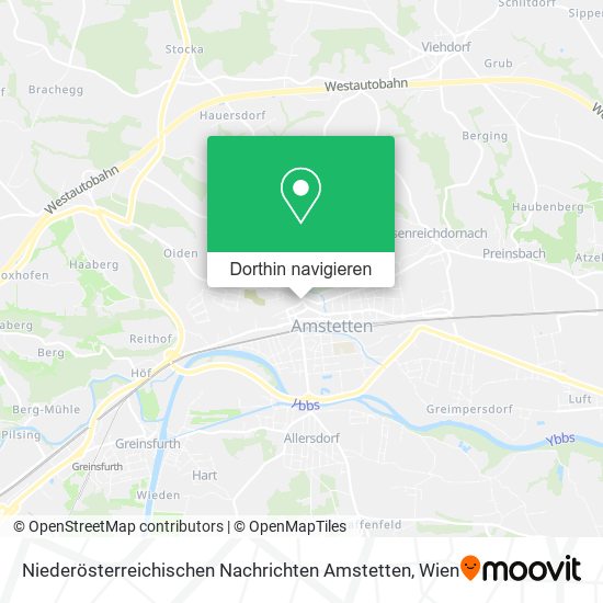 Niederösterreichischen Nachrichten Amstetten Karte