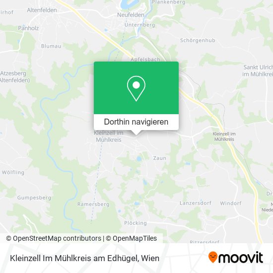 Kleinzell Im Mühlkreis am Edhügel Karte