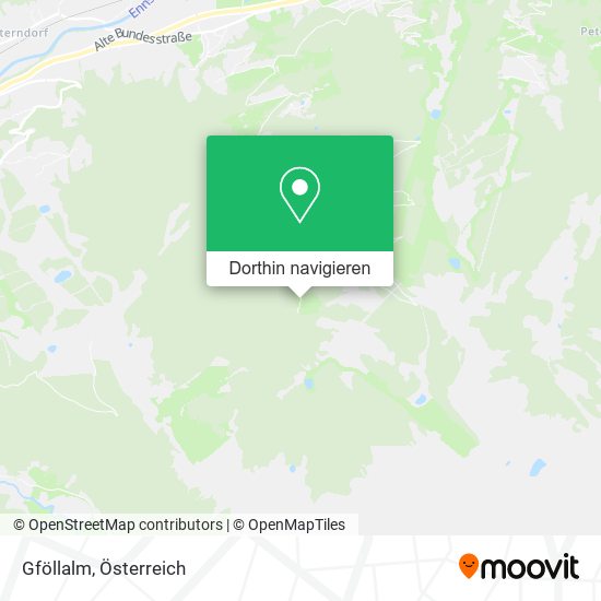 Gföllalm Karte