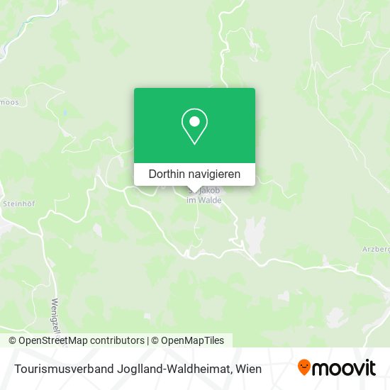 Tourismusverband Joglland-Waldheimat Karte